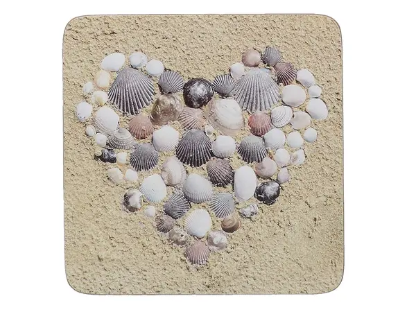 Coaster - Shell Hearts | Creative Tops