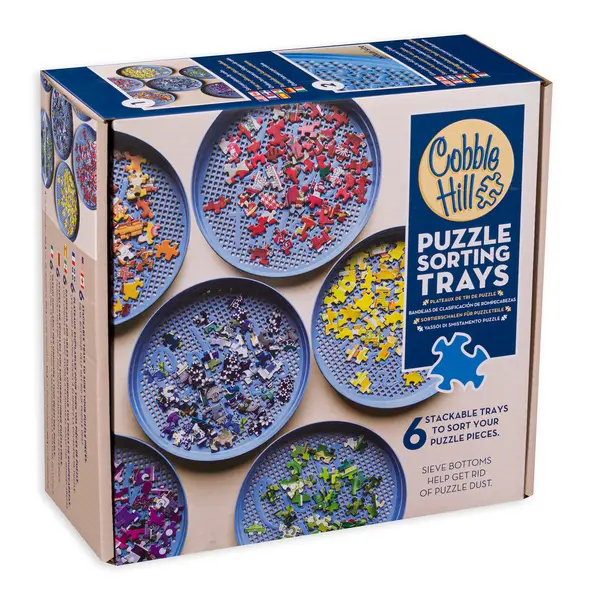 Cobble Hill set de sortare a pieselor de puzzle - 6 piese