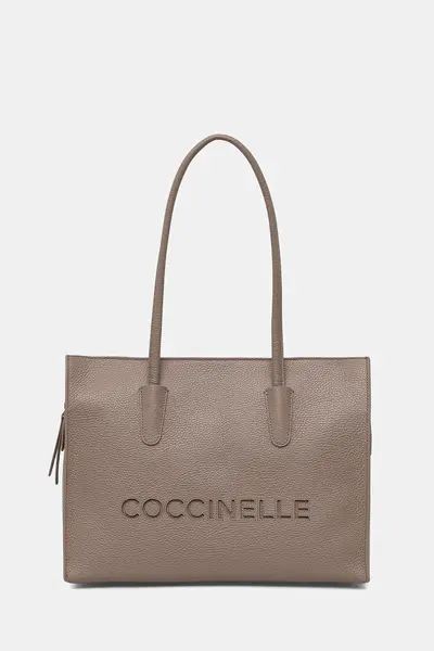 Coccinelle geantă shopper pentru femei din piele