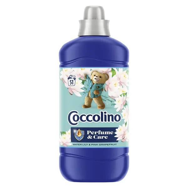 Coccolino Balsam de rufe, 1.275 L, 51 spalari, Creations Water Lily Pink Grapefruit