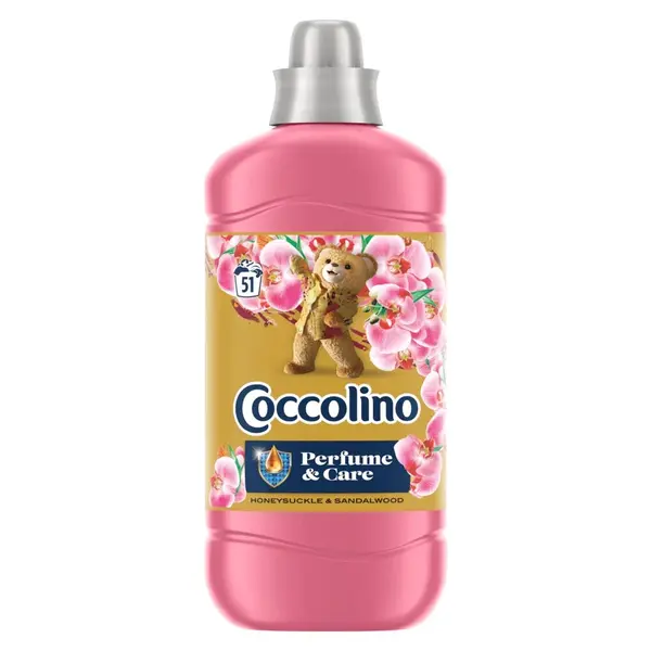 Coccolino Balsam de rufe, 1.275 L, 51 spalari, Honeysuckle Sandalwood