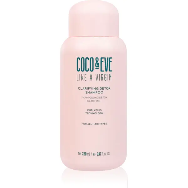 Coco & Eve Like A Virgin Clarifying Detox Shampoo curatarea profunda a scalpului cu efect detoxifiant 280 ml