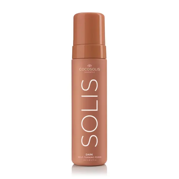 Cocosolis Solis Dark Self-Tanning Foam Spumă naturală autobronzantă Volum 200 ml