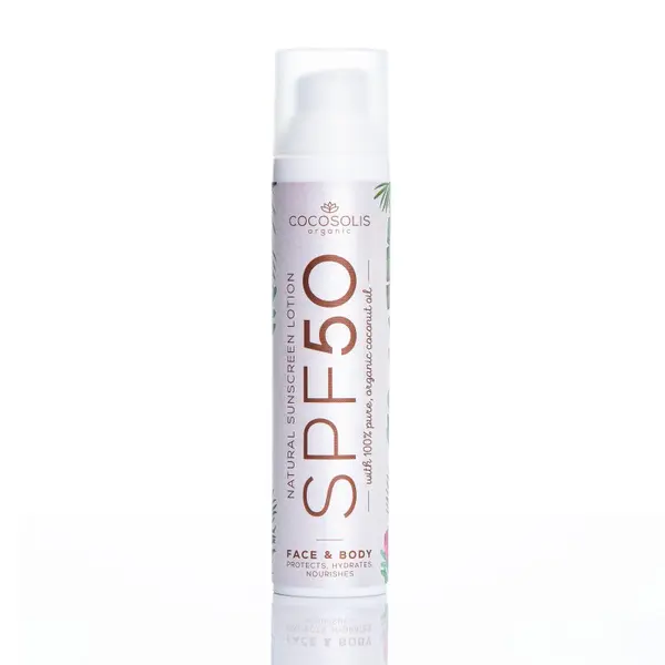Cocosolis SPF50 Natural Sunscreen Lotion Lotiune naturala de protectie solara Volum 100 ml