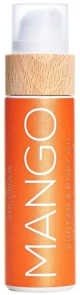 Cocosolis Suntan & Body Ulei bio pentru bronzare rapidă Mango, 110 ml