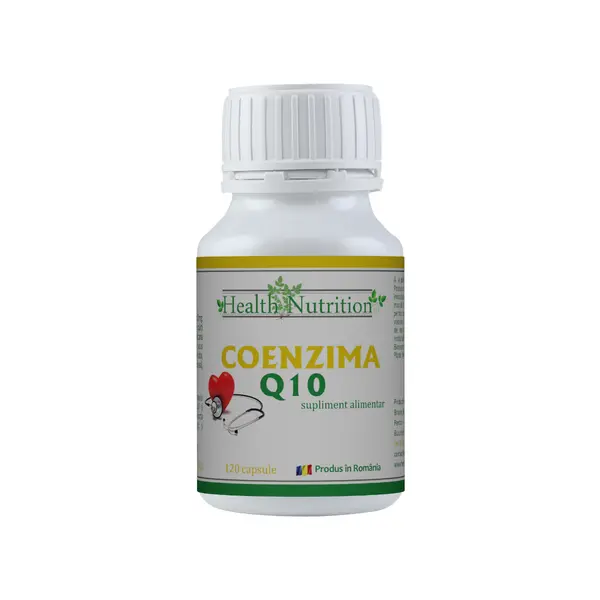 Coenzima Q10 100% naturala, 120 capsule, Health Nutrition