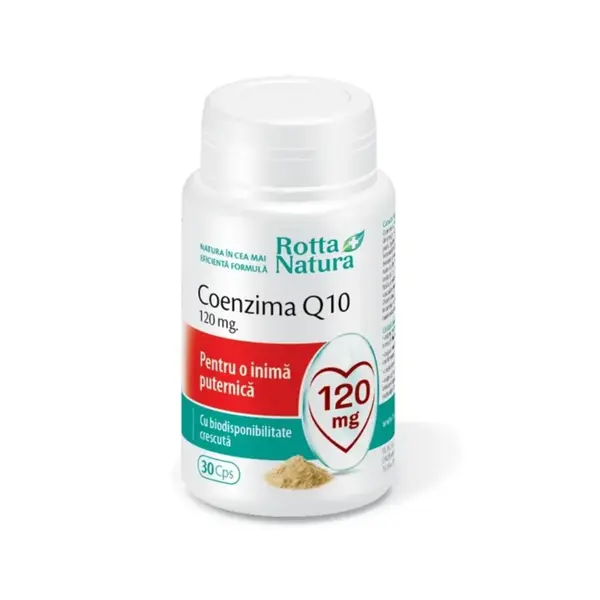 Coenzima Q10 120 mg, 30 capsule, Rotta Natura