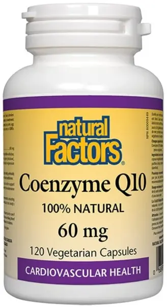 Coenzyme Q10, 60 mg, 120 capsule, Natural Factors