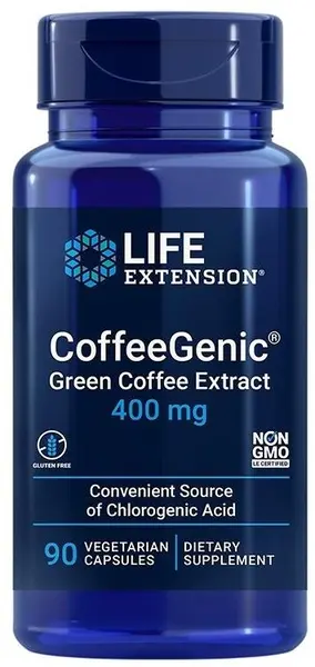 CoffeeGenic, 400 mg, 90 capsule, Life Extension