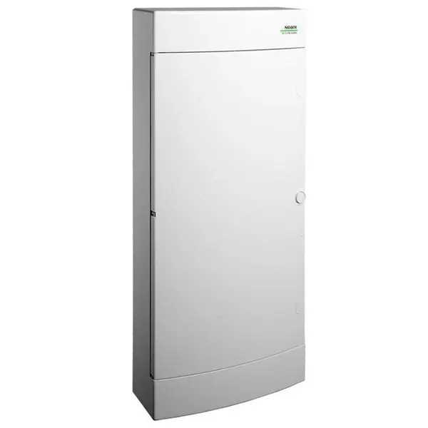 Cofret de distributie din plastic, Noark 101510 PNS 48W, montare aparenta, usa alba, IP40, 4 randuri, 4x12 module
