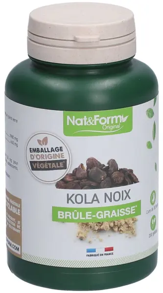 Cola, nuci, 200 capsule, Nat&Form
