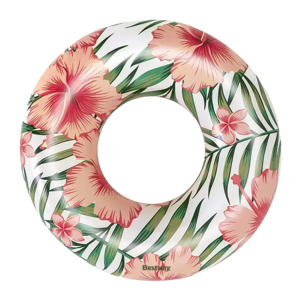 Colac gonflabil de inot Bestway 119 cm Palmieri Tropicali 36237
