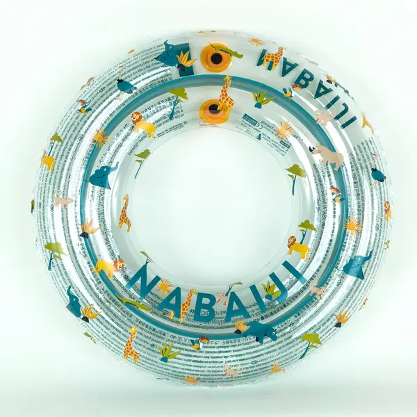 Colac gonflabil piscină transparent 65 cm imprimeu SAVANĂ