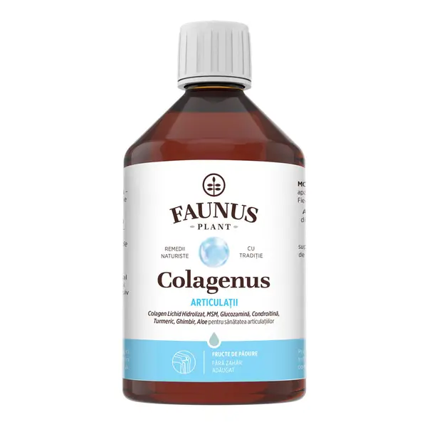 Colagen lichid pentru muschi si ligamente Colagenus Articulatii, 500ml, Faunus Plant