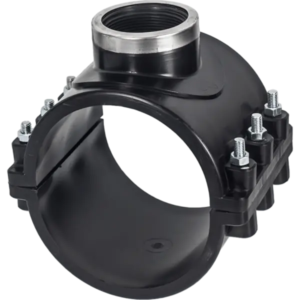 Colier de bransare cu inel metallic din PP, Dimensiune 200mm x 2"
