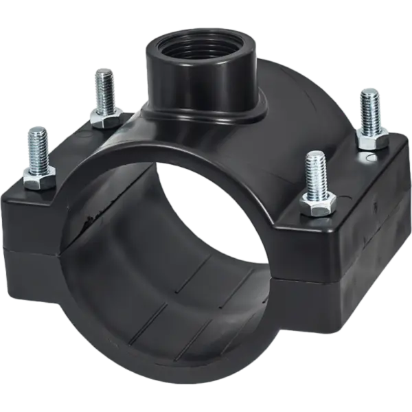 Colier de bransare din PP cu 4 suruburi ,ELYSEE, Dimensiune 50mm x1 1/4"