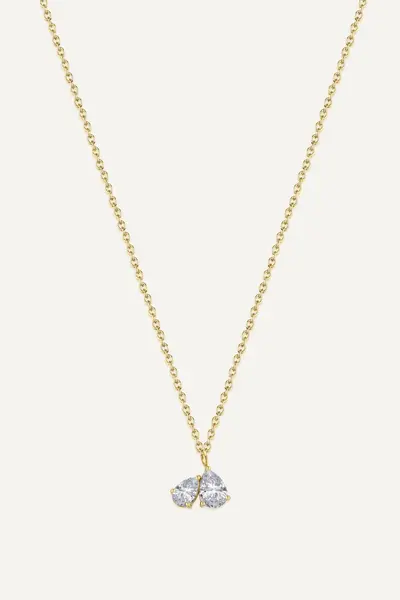 Colier Double Pear - GOLD