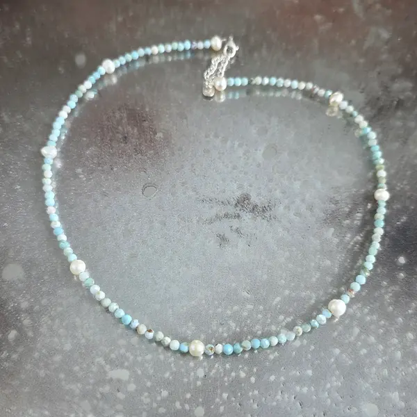 Colier larimar Peace #238