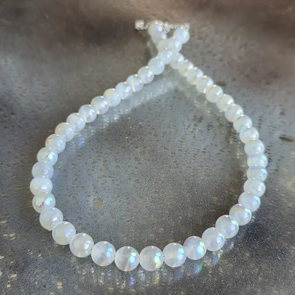 Colier selenit aura Purity # 329
