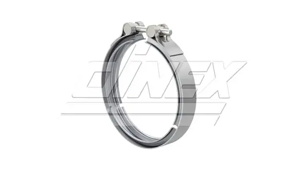 Colier sistem esapament (126mm, otel inoxidabil latime: 25mm) potrivit RVI; VOLVO