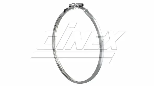 Colier sistem esapament (380mm, otel inoxidabil) potrivit MAN potrivit MAN TGS I, TGX I D1556LF08-D2676LF68 06.06-09.21