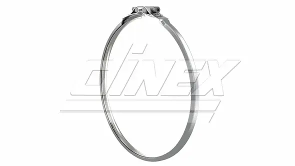 Colier sistem esapament (385mm, otel inoxidabil) potrivit DAF XF potrivit DAF CF, XF 106; VDL FUTURA MX-11210-MX340 09.10-