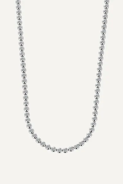 Colier Tennis Bezel - Silver