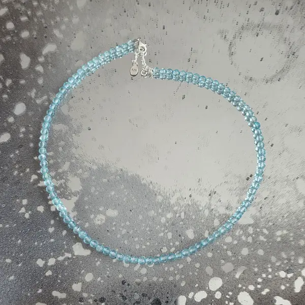 Colier topaz albastru Clarity #321