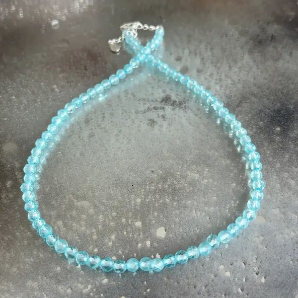 Colier topaz albastru Clarity #377