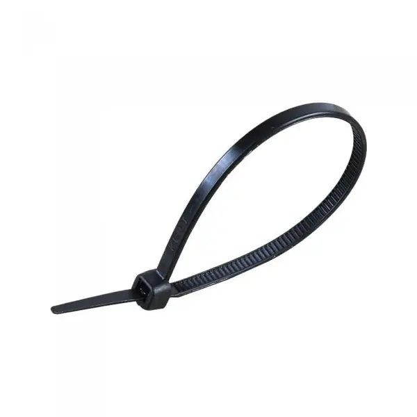 Coliere de plastic zimtat, 100buc, negre, 3,5mm x 300mm, SKU-11170