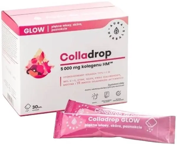 Colladrop Glow, 30 plicuri, Aura Herbals