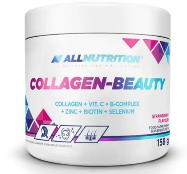 Collagen Beauty, căpșună, 158 g, AllNutrition