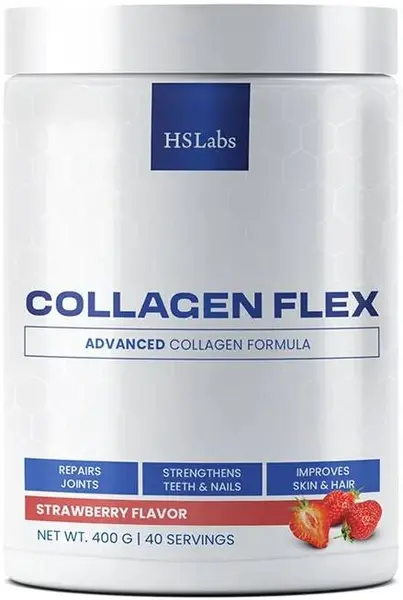 Collagen Flex, căpșună, 400 g, HS Labs