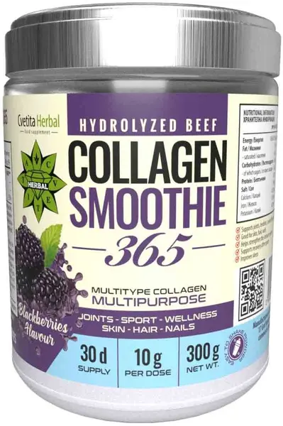 Collagen Smoothie 365, mure, 300 g, Cvetita Herbal