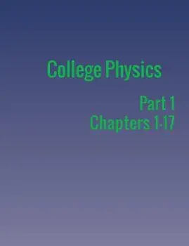 College Physics: Part 1, Paperback/Paul Peter Urone