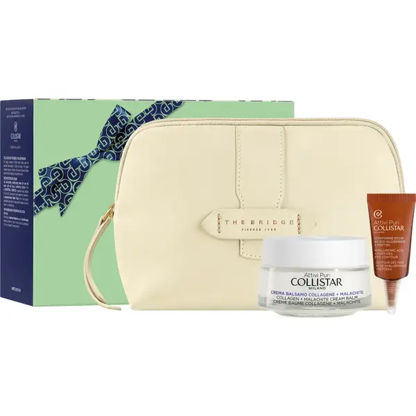 Collistar Attivi Puri Collagen + Malachite Conditioning Cream Gift Set set cadou pentru regenerarea și hrănirea tenului