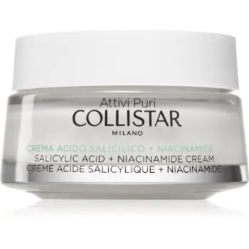 Collistar Attivi Puri Salicylic Acid + Niacinamide crema calmanta cu acid salicilic