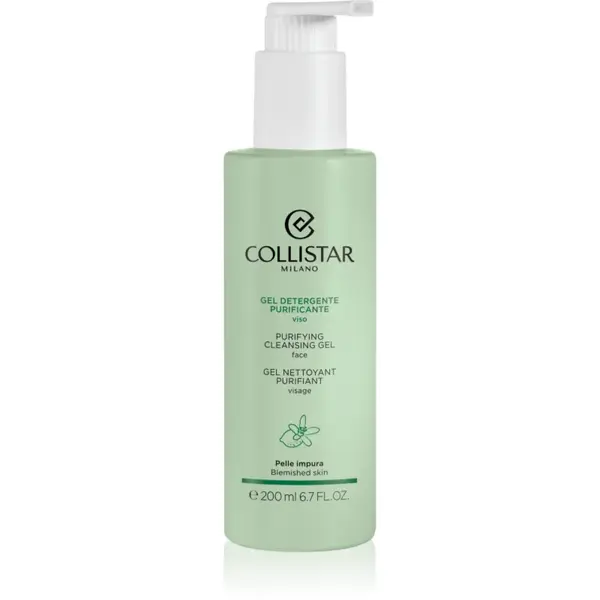 Collistar Cleansing Purifying Cleansing Gel gel de curățare delicat pentru pielea predispusa la iritatii 200 ml