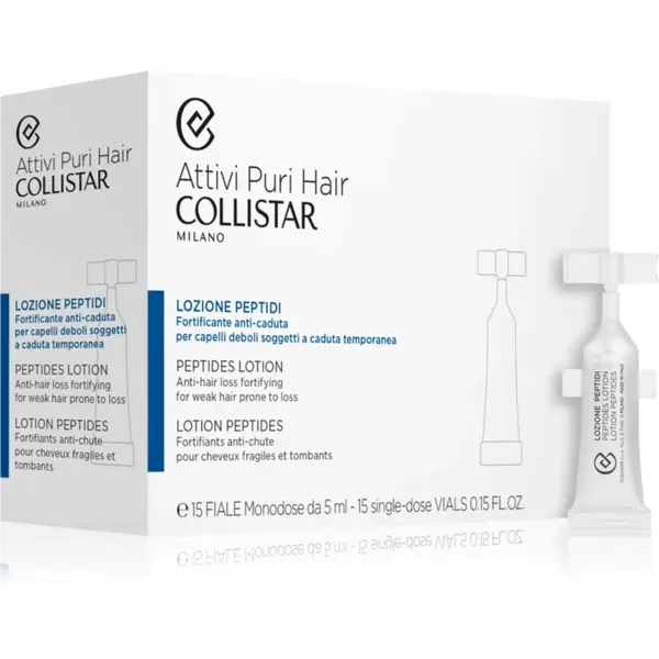 Collistar Hair Peptides Lotion Anti-hair Loss ulei pentru par cu peptide 15x5 ml