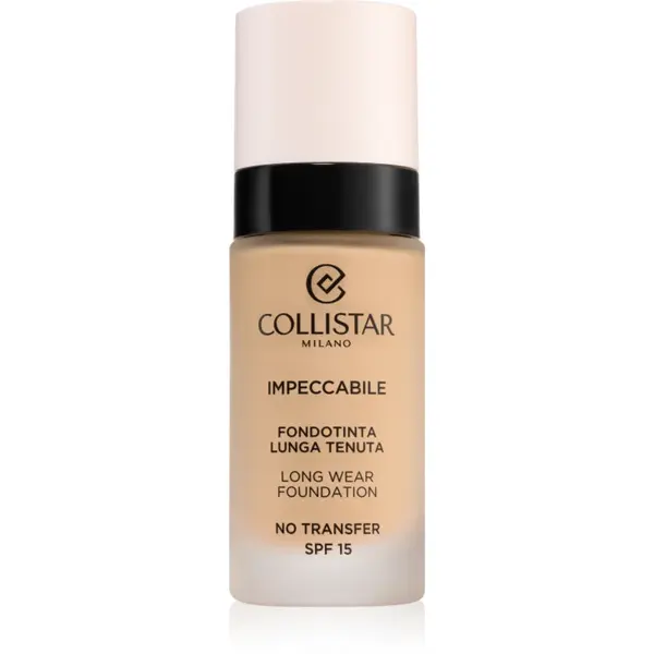 Collistar Impeccabile Long Wear Foundation machiaj persistent SPF 15 3R Rosy Natural 30 ml