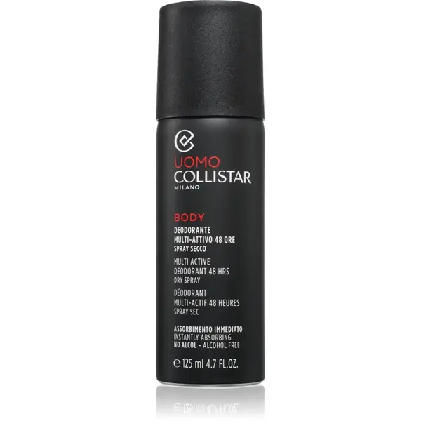 Collistar Multi-Active Deodorant 48hrs Dry Spray deodorant spray revigorant pentru barbati 125 ml