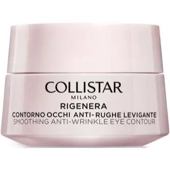 Collistar Rigenera Smoothing Anti-Wrinkle Eye Contour crema anti rid pentru ochi ziua și noaptea