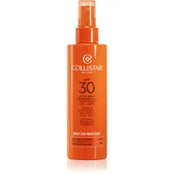 Collistar Smart Sun Protection Tanning Moisturizing Milk Spray SPF 30 spay-lotiune de protectie solara SPF 30