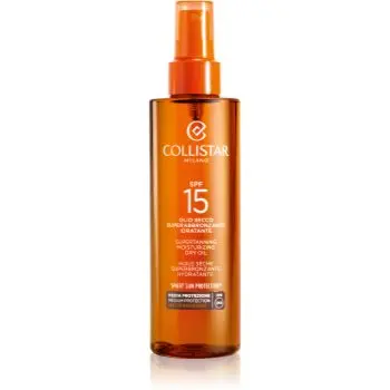 Collistar Special Perfect Tan Supertanning Moisturizing Dry Oil ulei pentru plaja SPF 15