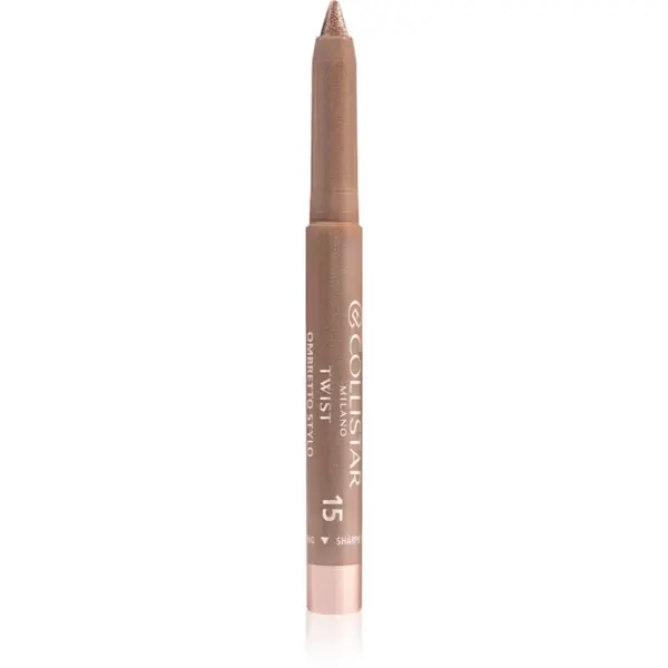 Collistar Twist Stylo creion de ochi lunga durata impermeabil culoare 15 - Bronze Spark 1.4 g