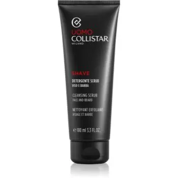 Collistar Uomo Face and Beard Cleansing Scrub peeling pentru curatarea pielii inainte de barbirit