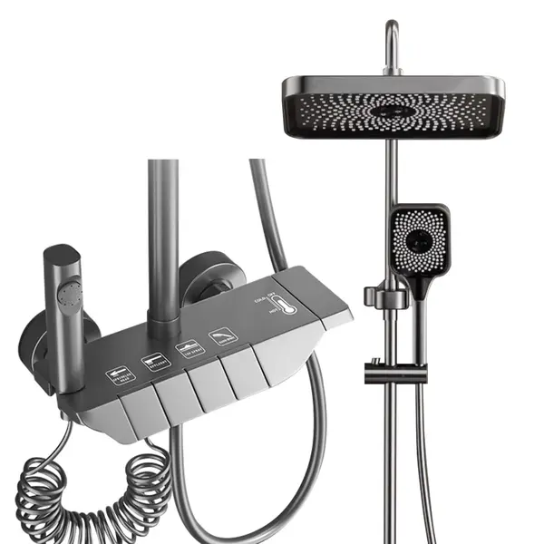 Coloana de dus cu termostat, 4 functii