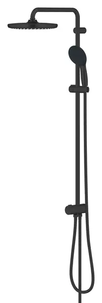 Coloana dus Grohe Tempesta 250, 269792431, montare pe perete, aparenta, dus fix, 250 mm, 2 functii, Negru mat