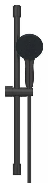 Coloana dus Grohe Vitalio 110, 279482431, montare pe perete, 600 mm, 2 functii, Negru mat