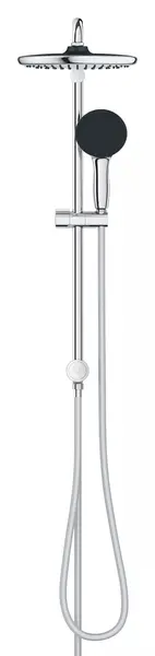 Coloana dus Grohe Vitalio Start 250, 26680001, aparent, dus fix 250 mm, 2 functii, Crom lucios